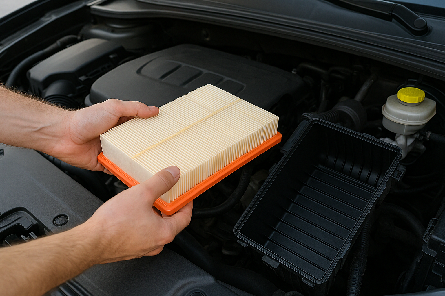 Replacing car air filter